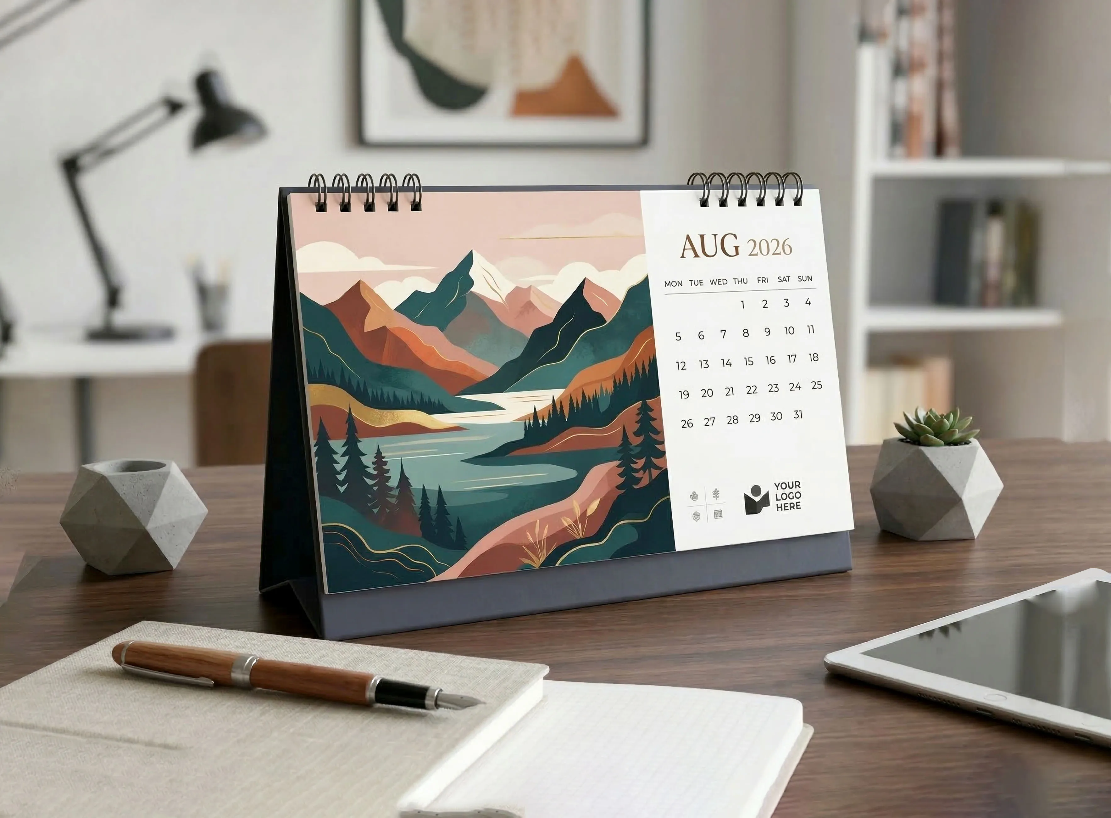Custom Desk Calendar